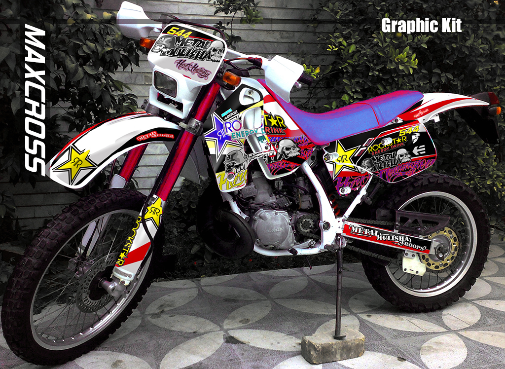 HONDA CRM250 1989-1993 METALMULISHA ROCKSTAR STYLE